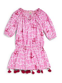 Hatley Toddlers & Little Girls Anchors Beach Dress   Pink