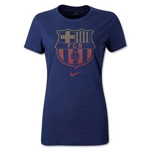 Nike Barcelona Womens Crest T Shirt