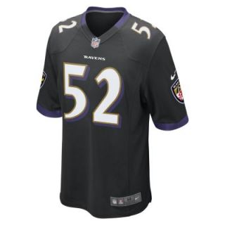 NFL Baltimore Ravens (Ray Lewis) Mens Football Alternate Game Jersey   Black