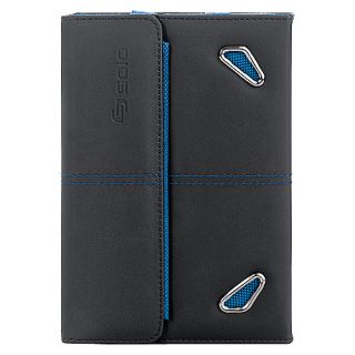 Tech Kindle Fire Booklet Black with Blue Trim   SOLO Laptop Sleeves