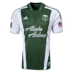 adidas Portland Timbers 2013 Authentic Primary Soccer Jersey