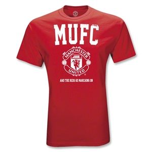 Euro 2012   Manchester United Big MUFC T Shirt (red)