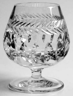 Nachtmann Antoinette Brandy Glass   Laurel Cut, Vertical Cuts On Bowl