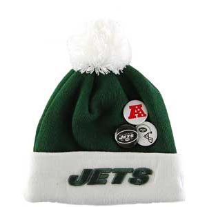 New York Jets New Era NFL Button Up Knit