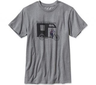 Mens Patagonia Live Simply® Trailer T Shirt   Gravel Heather Graphic T Shir