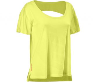 Womens New Balance Inspire Layering Tee WFT4184   Sunny Lime Training