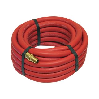Goodyear Rubber Air Hose   3/8 Inch x 25ft., Red