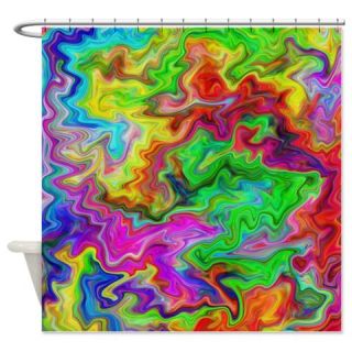  Bright Colorful Swirls. Shower Curtain  Use code FREECART at Checkout