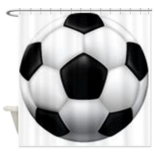  Soccer Ball Shower Curtain  Use code FREECART at Checkout
