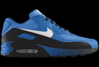 Nike Air Max Lunar90 iD Custom Mens Shoes   Blue