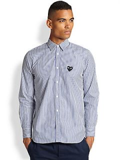 Comme des Garcons Play Broad Stripe Sportshirt   Navy