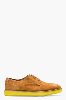 H By Hudson Tan Suede Boson Shoes