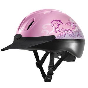 Troxel Spirit Helmet In Patterns Pink Dreamscape Small