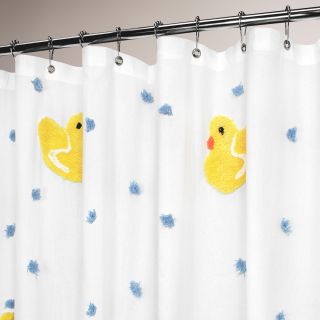 Chenille Ducky Shower Curtain   World Market