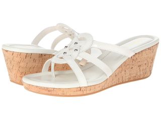 Cole Haan Shayla Thong Womens Wedge Shoes (White)