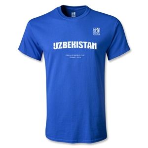 Euro 2012   FIFA U 20 World Cup 2013 Uzbekistan T Shirt (Royal)