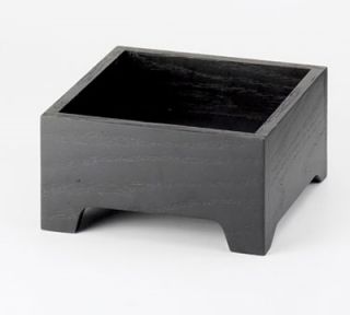Cal Mil 4 Square Box Top Riser   Midnight Bamboo