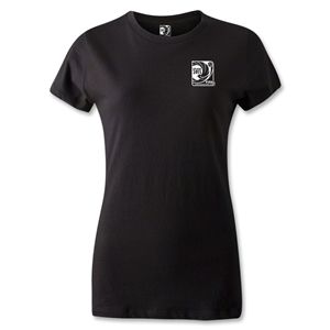 FIFA Confederations Cup 2013 Womens Small Emblem T Shirt (Black)