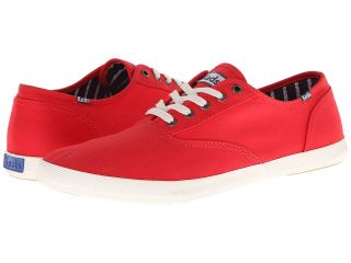 Keds Champion Solid Army Twill Mens Lace up casual Shoes (Red)