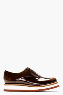 Grenson Brown Buffed Leather Creeper Sole Sammy Shoes