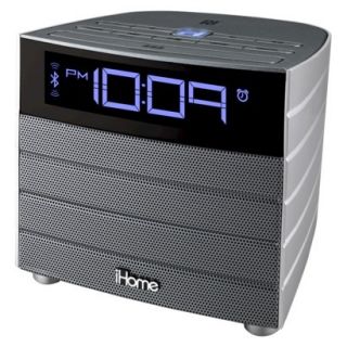 iHome Bluetooth Alarm Clock with Speaker and USB Charger