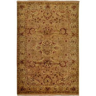 Hand knotted India Agra Wool Rug (6 X 810)