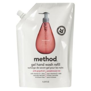 Method Pink Grapefruit Gel Hand Wash Refill 34 oz
