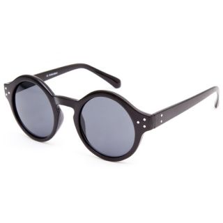 Round Keyhole Sunglasses Black One Size For Women 237842100