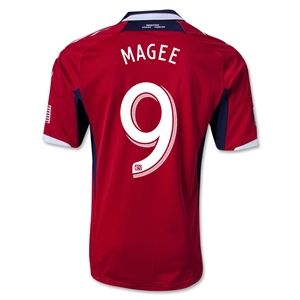 adidas Chicago Fire 2013 MAGEE Authentic Primary Soccer Jersey