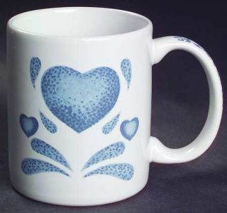 Corning Blue Hearts Mug, Fine China Dinnerware   Corelle, Blue Hearts, Blue Spon