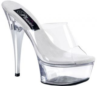 Womens Pleaser Captiva 601   Clear/Clear High Heels