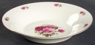 Baum Brothers Bau9 Coupe Soup Bowl, Fine China Dinnerware   Formalities,Pink Ros