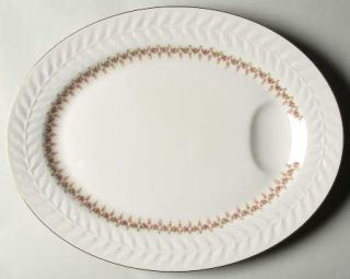 Haviland Ashley (RegentS Park Shape) 14 Oval Serving Platter, Fine China Dinne