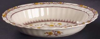 Spode Buttercup (Newer Backstamp, 2/7873) 10 Oval Vegetable Bowl, Fine China Di