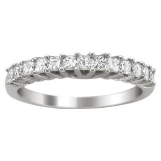 3/4 CT.T.W. Diamond Band Ring in 14K White Gold   Size 7.5